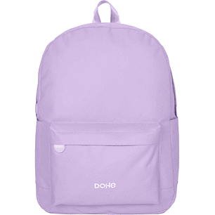 Dohe Daypack Serenity Mochila Escolar - Varios Compartimentos - Asa Superior - Tirantes Acolchados y Ajustables - Fabricada en Poliester - Color Morad