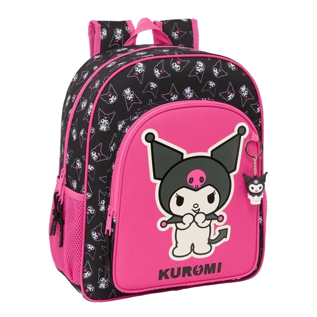 Safta Kuromi Mochila - Adaptable a Carro - Bolsillos Laterales - Doble Tirador - Hombreras Acolchadas - Bolsillo Frontal - Asa de Mano - 15L - 320x120 1