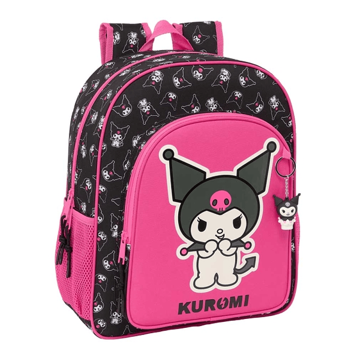 Safta Kuromi Mochila - Adaptable a Carro - Bolsillos Laterales - Doble Tirador - Hombreras Acolchadas - Bolsillo Frontal - Asa de Mano - 15L - 320x120 1