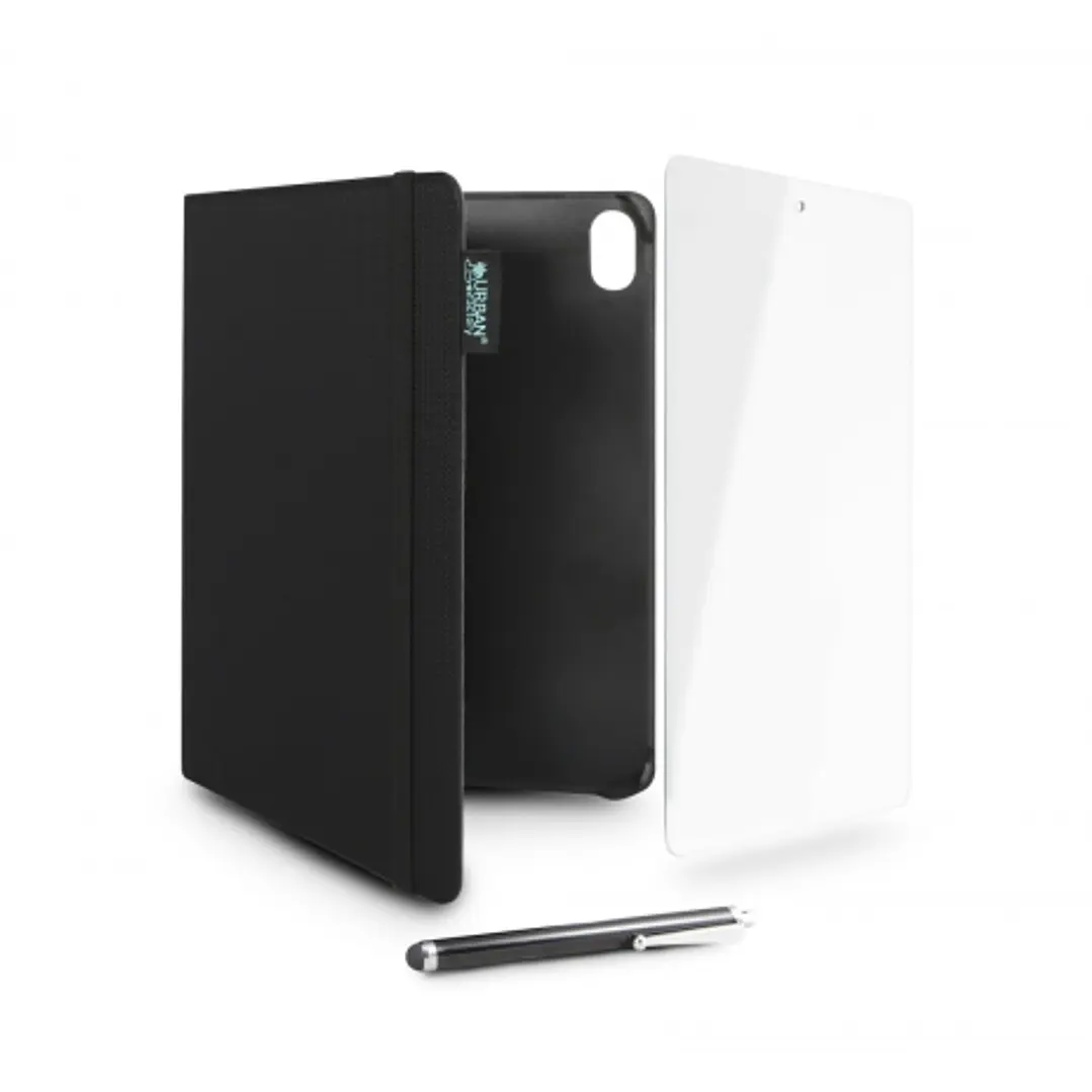 Urban Factory Greenee Pack Funda, Lapiz y Cristal Templado para Ipad - 10ª Generacion - 10.9