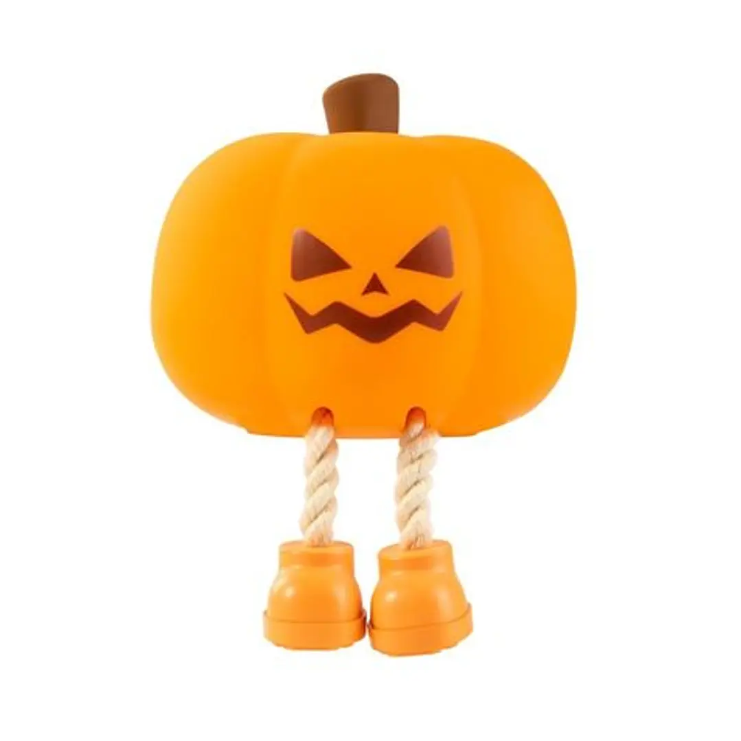 XO OZ08 Lampara de Noche Calabaza Halloween - Tacto Suave - Temporizador de 30 Minutos - Bateria 500mah 1