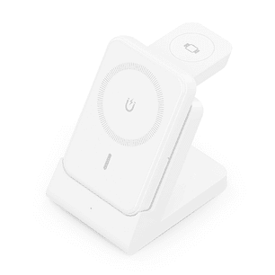 Aisens Cargador Inalambrico 15W - USB-C - Protocolo Qi - Moviles, Apple Watch y Auriculares - Powerbank - Proteccion Contra Sobretension, Sobretempera