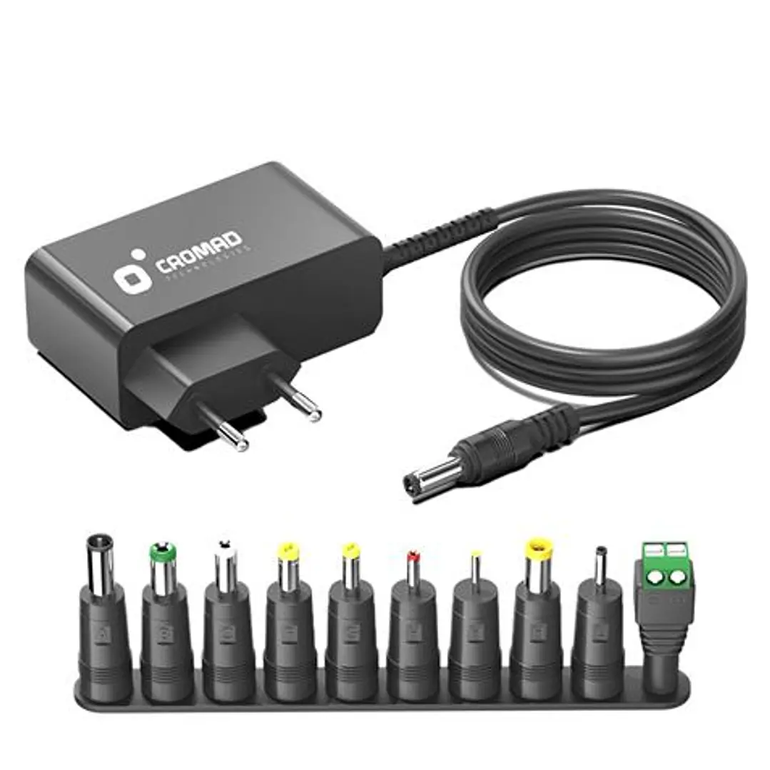 Cromad Cargador de Pared Universal Automatico 24W - 11 Conectores Diferentes 1