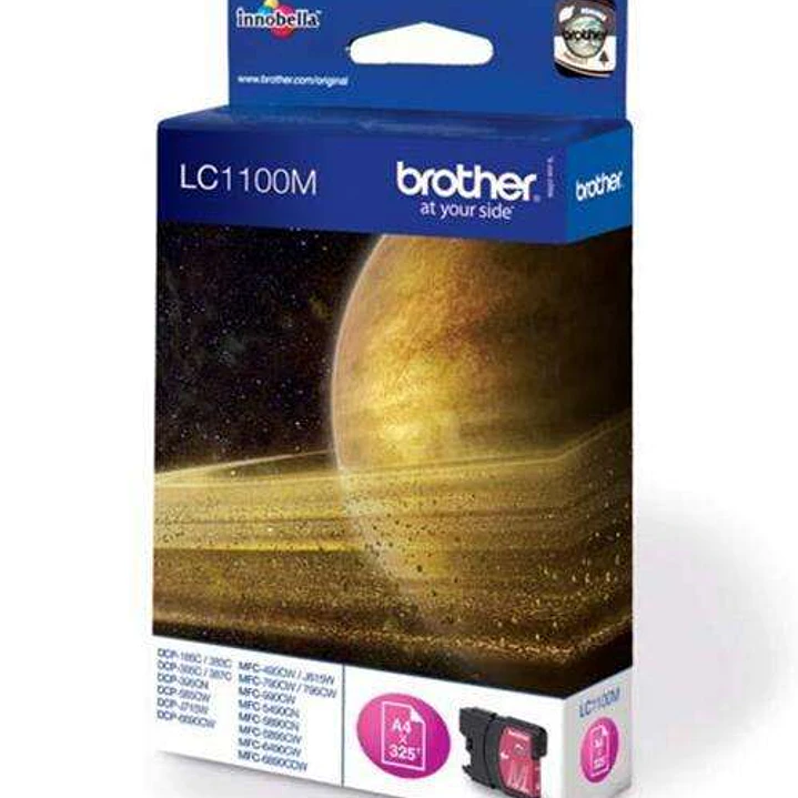 Brother LC1100 Magenta Cartucho de Tinta Original - LC1100M 1