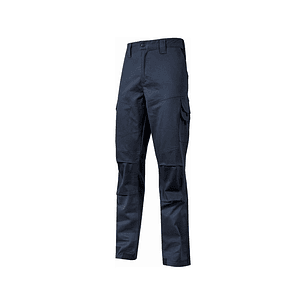 Upower Belgrado Pantalon de Trabajo Resistente - Talla 3XL - Tela Poliester Algodon Elastico, Multiples Bolsillos, Cintura Elastica, Proteccion Lumbar