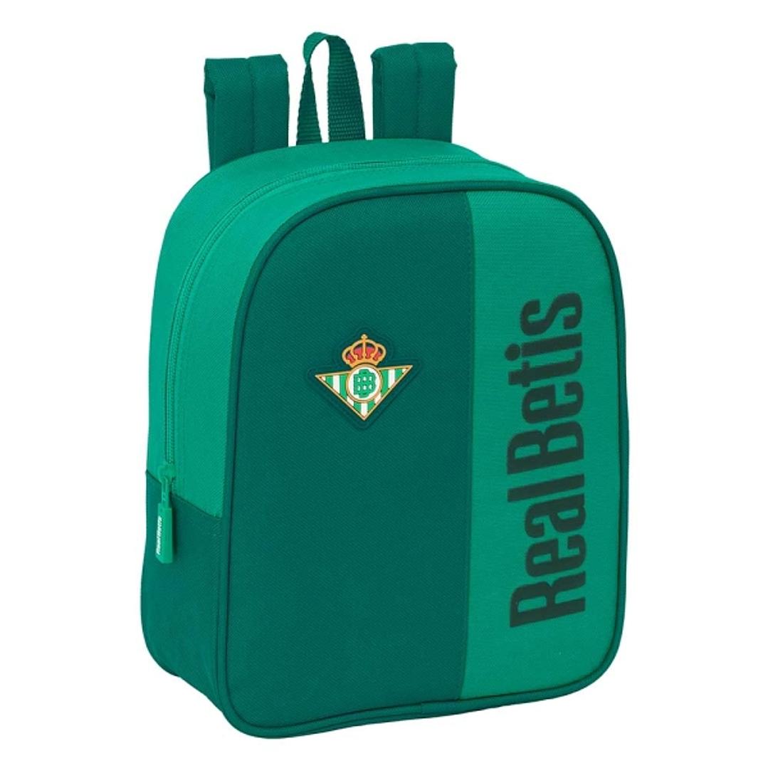 Safta Real Betis Balompie Mochila Guarderia - Adaptable a Carro - Tarjeta de Identificacion - Asa de Mano - Resistente al Agua - 220x100x270mm - Color 1
