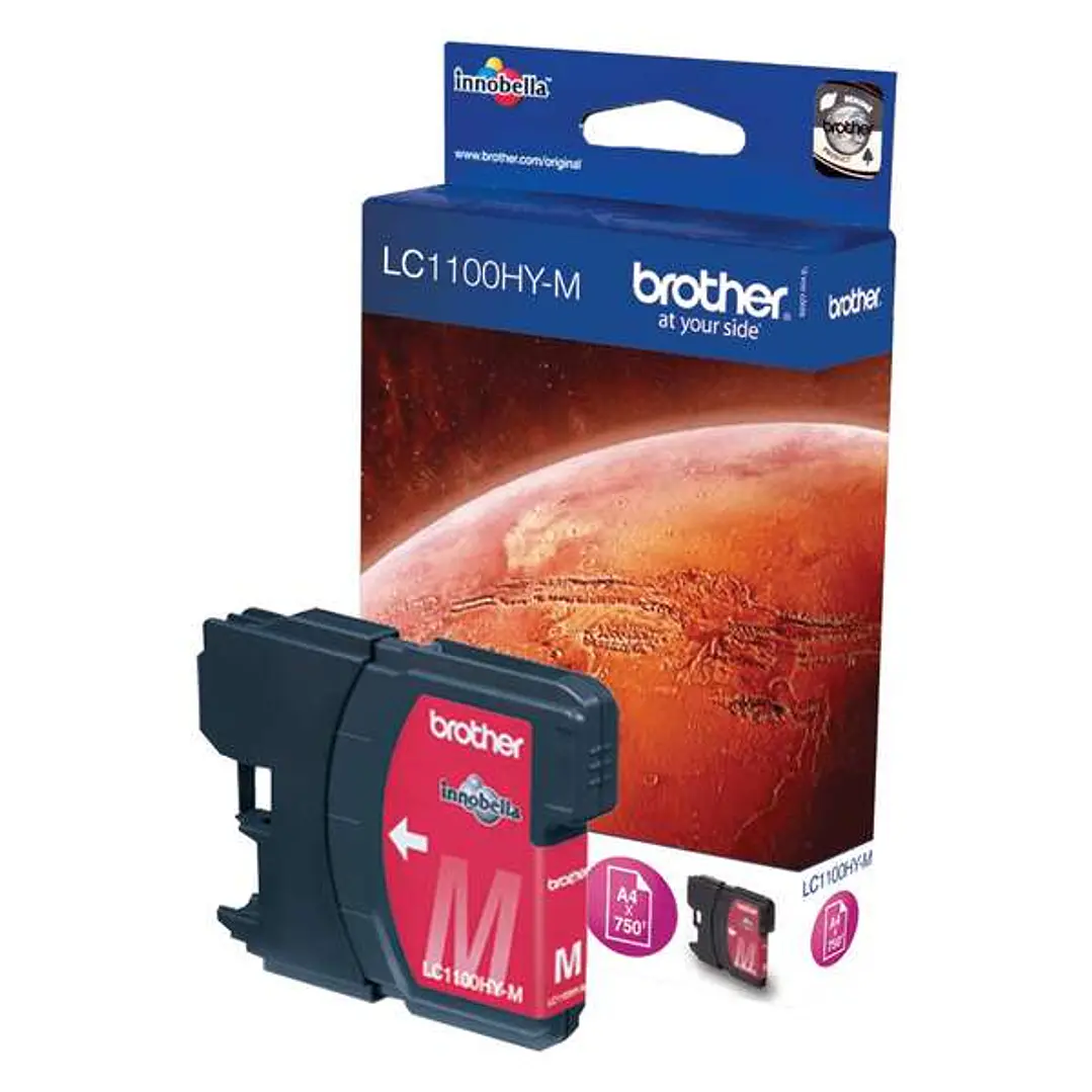 Brother LC1100XL Magenta Cartucho de Tinta Original - LC1100HYM 1