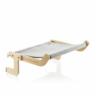 Innovagoods Hamacat Hamaca Colgante para Gatos - Facil Instalacion - Tela Transpirable - Apto para Lavadora - Multiposicion - Soporta hasta 20kg - 45.