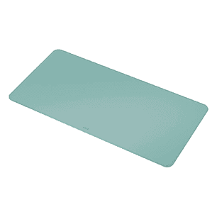 Leitz Alfombrilla de Escritorio Grande 80x40cm - Espesor 2mm - Antideslizante - Impermeable - Color Verde Menta