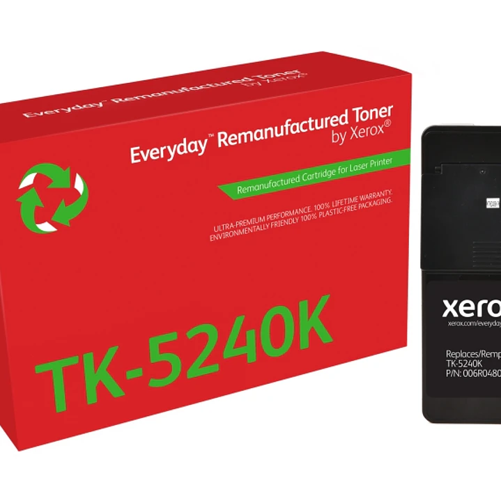 Xerox Everyday Kyocera TK5240 Negro Cartucho de Toner Remanufacturado - Reemplaza 1T02R70NL0/TK5240K 1