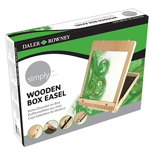 Daler Rowney Simply Caja Caballete de Madera - Altura de Lienzo de 43cm