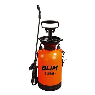 Blim Sulfatadora/Pulverizador de Mano 5L - Bomba con Presion hasta 3 bar - Boquilla Regulable - Correa para Colgar al Hombro