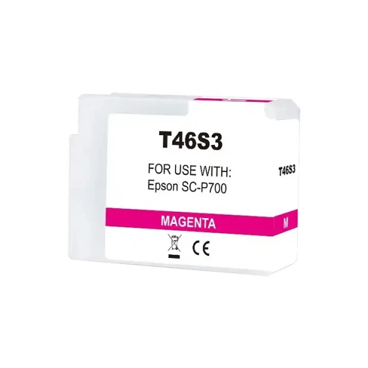 Epson T46S3 Magenta Vivido Cartucho de Tinta Pigmentada Generico - Reemplaza C13T46S300 1