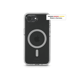 Hama Extreme Protect Funda para iPhone 16E - Magnetico - Antideslizante - Policarbonato - Proteccion D3O - Bordes Elevados - Color Transparente