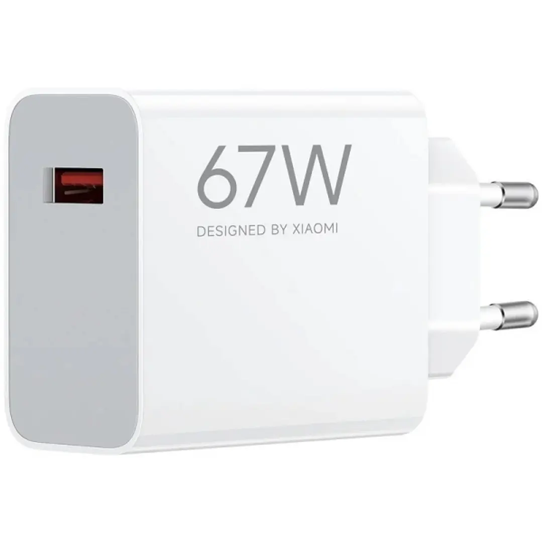 Xiaomi HyperCharge Cargador de Pared 67W QC3.0 - USB-A - Carga Rapida - Color Blanco 1