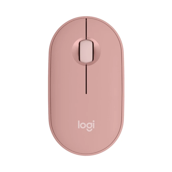 Logitech Pebble Mouse 2 M350s Raton Inalambrico USB 1000dpi - Multidispositivo - Uso Ambidiestro - Color Rosado 1