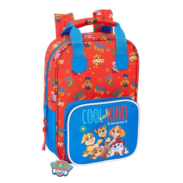 Safta Paw Patrol Cool Mochila Infantil - Adaptable a Carro - Bolsillo Frontal - Tarjeta de Identificacion - Hombreras Acolchadas - Asa Forrada - 4.5L  1