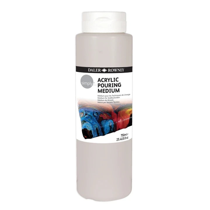 Daler Rowney Simply Medium Alisado para Tecnica Pouring - Bote de Plastico - 750ml 1