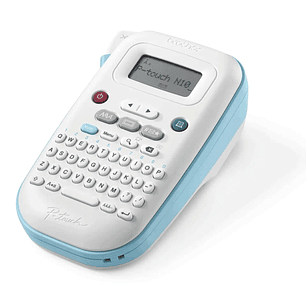 Brother PT-N10 Rotuladora Electronica de Sobremesa Portatil - Pantalla LCD - 3 Tipos de Letra, 10 Marcos y 250 Simbolos - Ancho de Cinta 12mm - Corte 