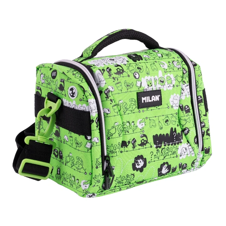 Milan Tandem 2 Bolsa Isotermica Porta Alimentos de 5L - Gran Capacidad - Apertura Total - 24.5x20x16cm - Color Naranja 1