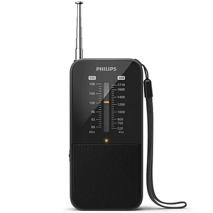 Philips TAR1509 Radio Portatil FM/AM Analógica - Sintonizacion Manual con Antena Telescopica - Indicador LED de Señal - Funcionamiento con 2 Pilas AAA