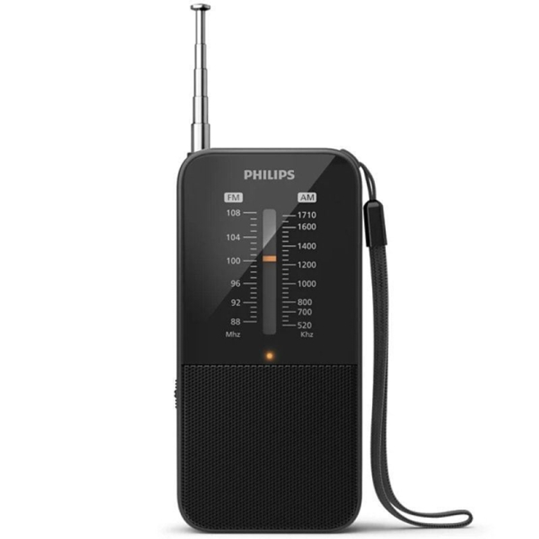 Philips TAR1509 Radio Portatil FM/AM Analógica - Sintonizacion Manual con Antena Telescopica - Indicador LED de Señal - Funcionamiento con 2 Pilas AAA 1