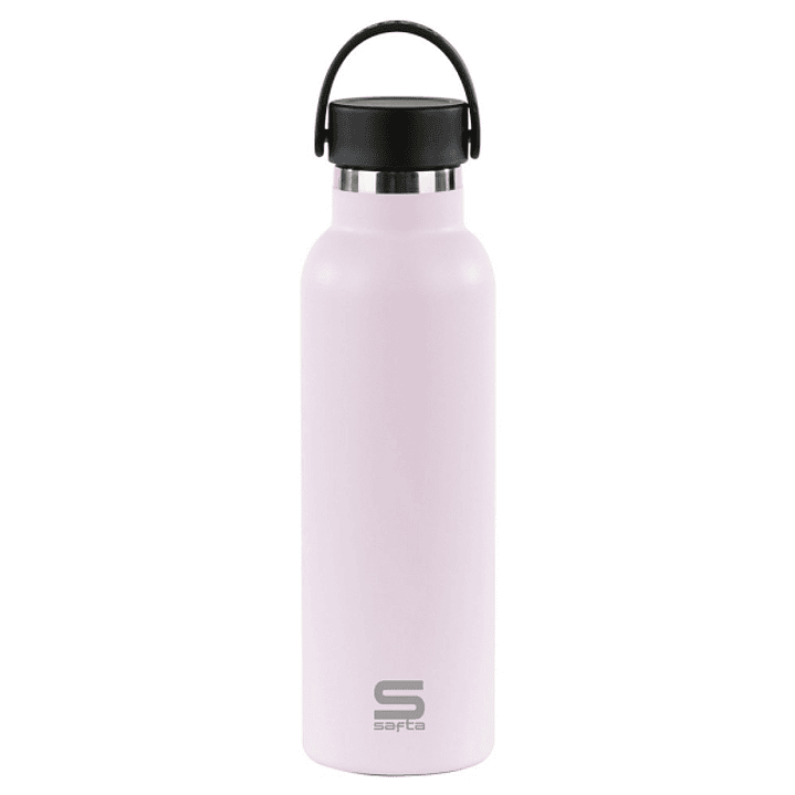 Safta Botella Termo de 600ml - Acero Inoxidable - Asa Superior - Color Violeta 1