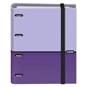 Dohe Cuaderno de Notas - 35mm - Cubierta en Carton Forrado con Papel Impreso a Todo Color y Plastificado Brillo - Mecanismo de 4 Anillas Mixtas Niquel