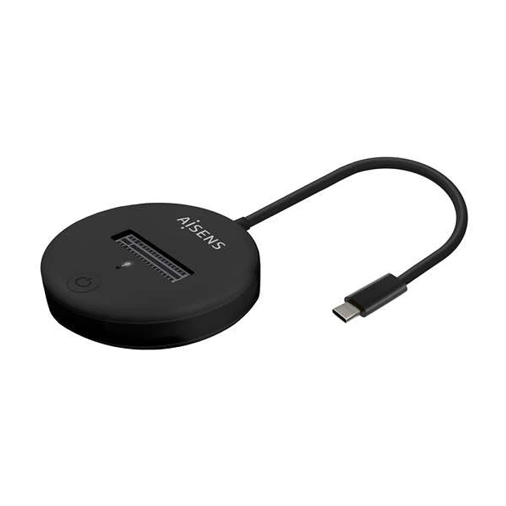 Aisens USB-C Dock M.2 (NGFF) Asuc-M2D013-Bk SATA/NVME a USB3.1 GEN2 - Color Negro 1
