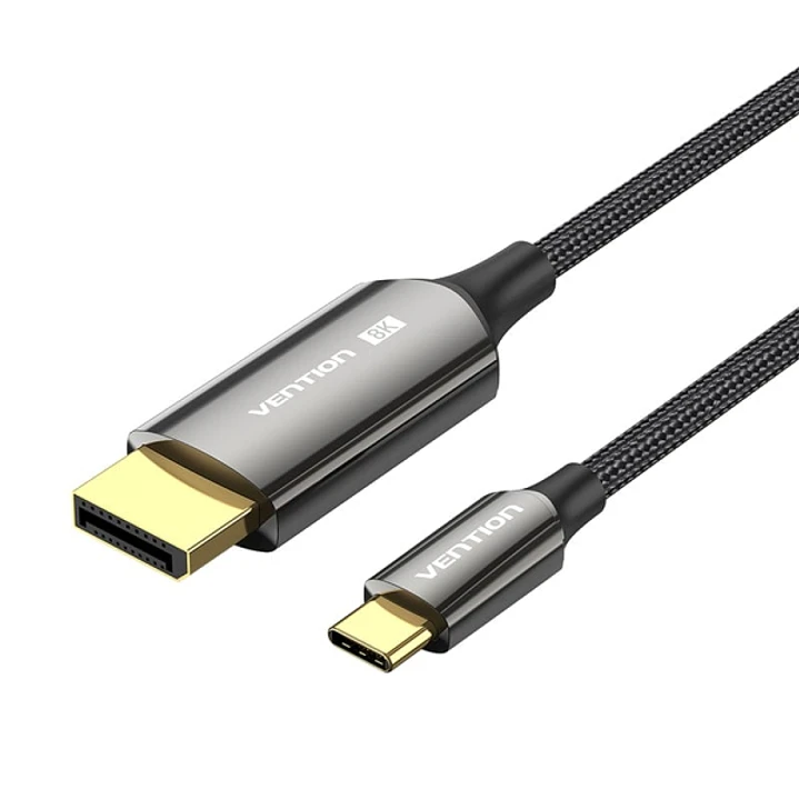 Vention Cable USB-C a DisplayPort 8K - 2m - Trenzado - Color Negro 1