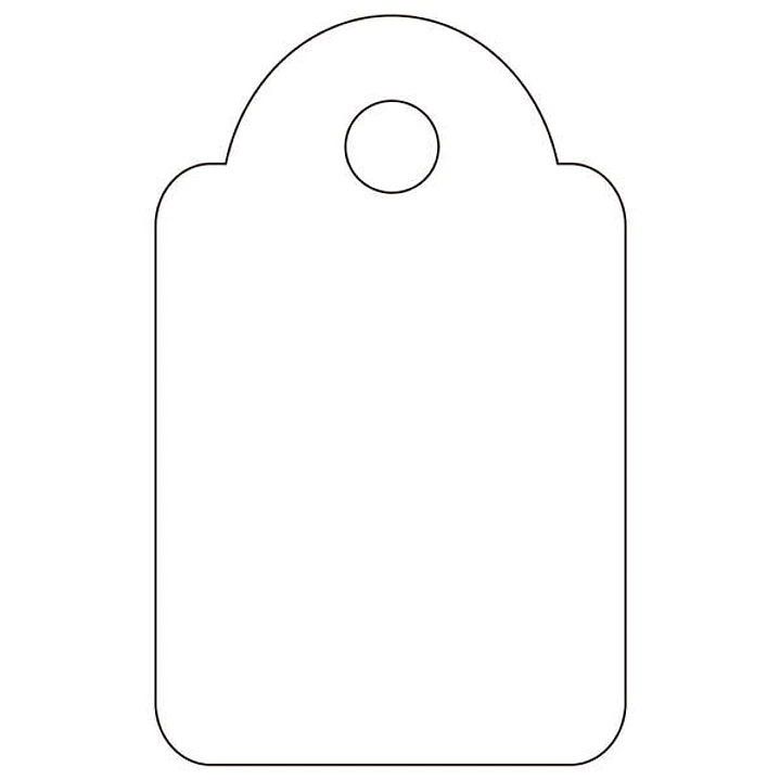 Apli Etiquetas Colgantes Blancas 15 x 24mm 1.000 U. 1