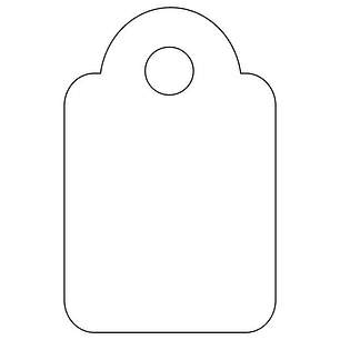 Apli Etiquetas Colgantes Blancas 13 x 20mm 1.000 U.