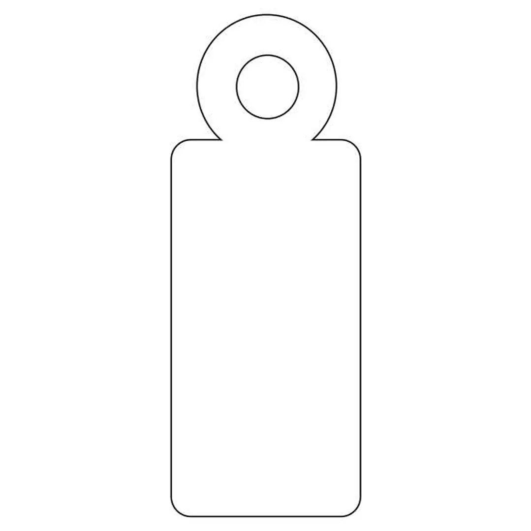 Apli Etiquetas Colgantes Blancas 9 x 24mm 1.000 U. 1