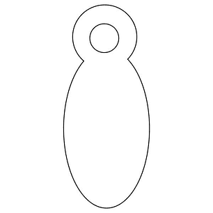 Apli Etiquetas Colgantes Blancas 8 x 19mm 1.000 U.