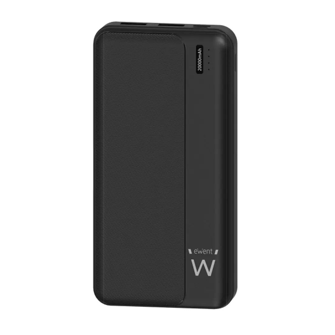 Ewent EW1163 Powerbank 20000mAH 22.5W PD - USB-A, USB-C - Color Negro 1