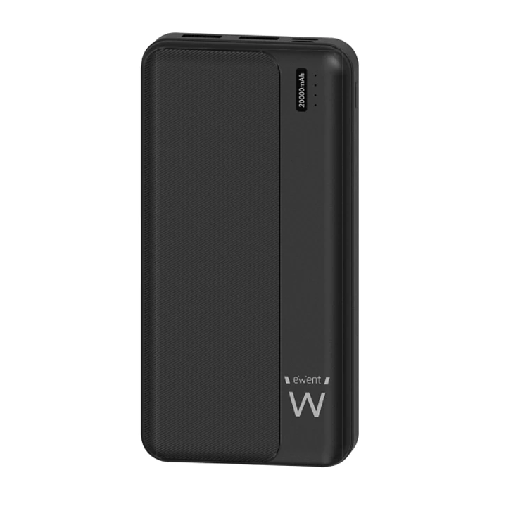 Ewent EW1163 Powerbank 20000mAH 22.5W PD - USB-A, USB-C - Color Negro 1