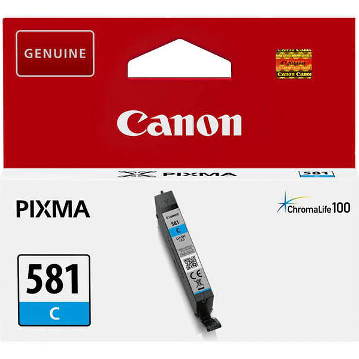 Canon CLI581 Cyan Cartucho de Tinta Original - 2103C001 1