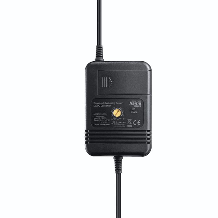 Hama Fuente de Alimentacion para Coche 24W - Voltaje Variable - Color Negro 1