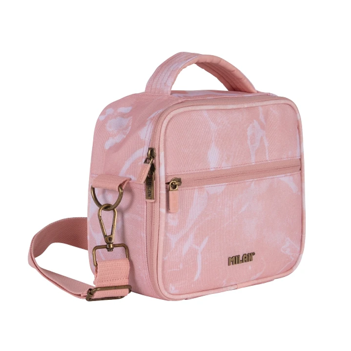Milan Lava Bolsa Isotermica Porta Alimentos de 3.5L - Incluye 3 Recipientes - 23x20x11cm - Color Rosa 1