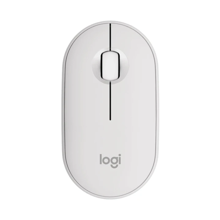 Logitech Pebble Mouse 2 M350s Raton Inalambrico USB 1000dpi - Multidispositivo - Uso Ambidiestro - Color Blanco 1