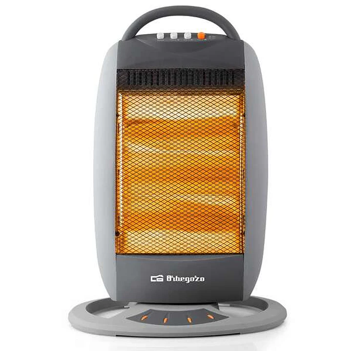 Orbegozo BP 5008 Calentador Halogeno Portatil - Potencia de 1200W - Silencioso - Emision Instantanea de Calor - Sistema de Seguridad Antivuelco - Dise 1