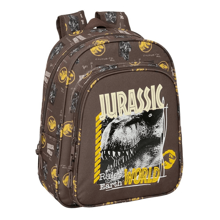 Safta Jurassic World Mochila Infantil - Adaptable a Carro - Portabotellas - Hombreras Acolchadas - Bolsillo Frontal - Asa Superior - 9L - 270x100x330m 1