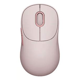 Xiaomi Wireless Mouse 3 Raton Inalambrico con Adaptador de 2.4GHz y Bluetooth 1200dpi - 5 Botones - Uso Diestro - Color Rosa