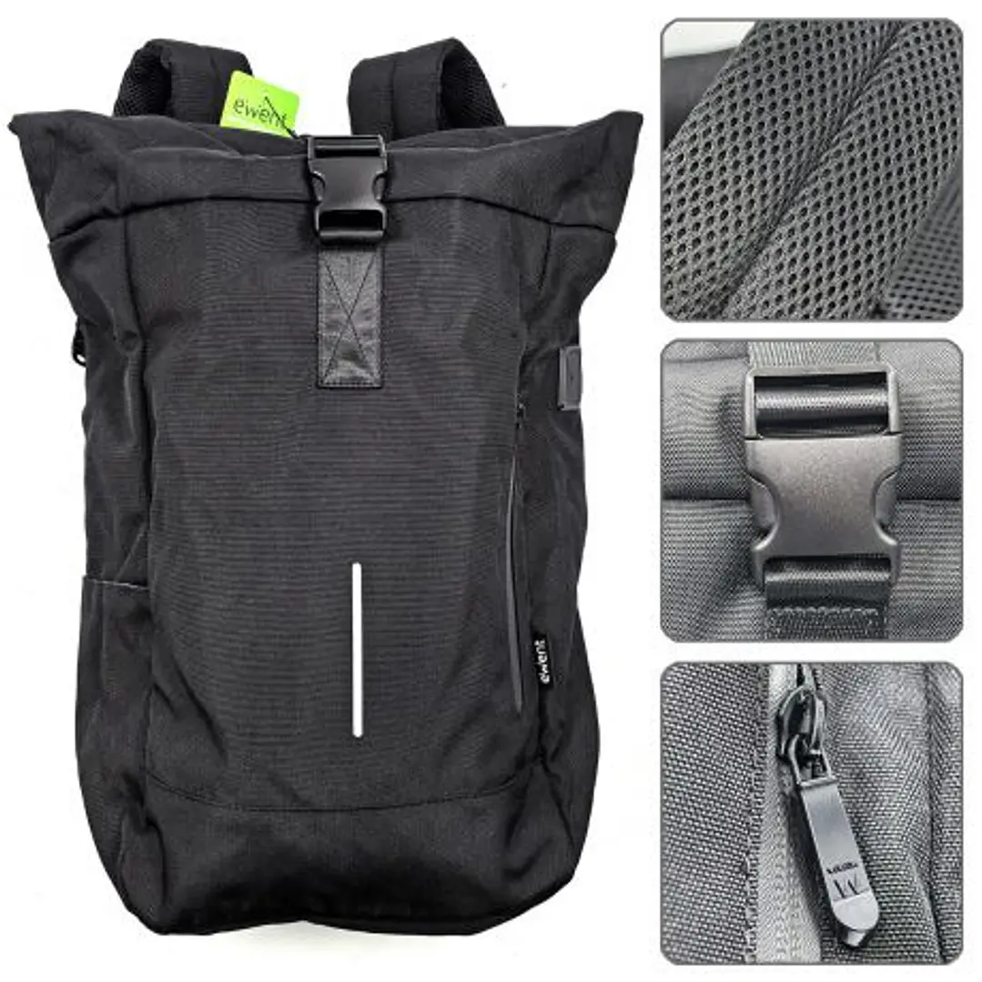 Ewent EW2536 Trendy Roll Mochila para Portatil hasta 17,3