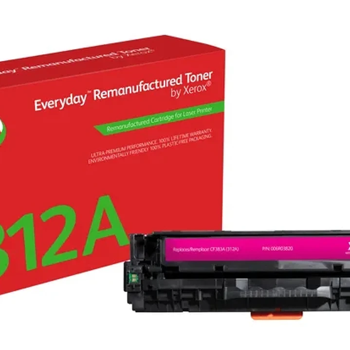 Xerox Everyday HP CF383A Magenta Cartucho de Toner Remanufacturado - Reemplaza 312A 1