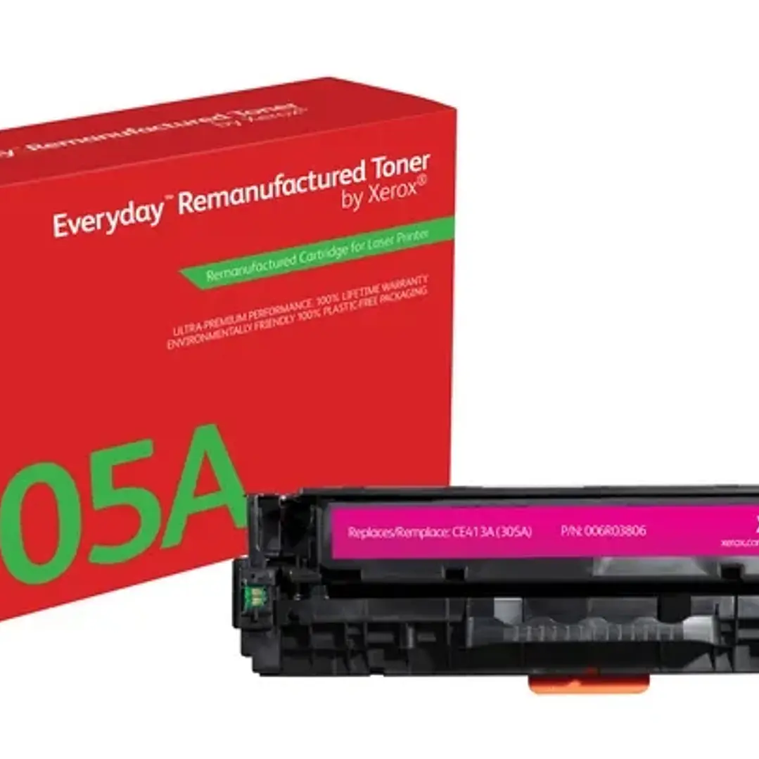 Xerox Everyday HP CE413A Magenta Cartucho de Toner Remanufacturado - Reemplaza 305A 1