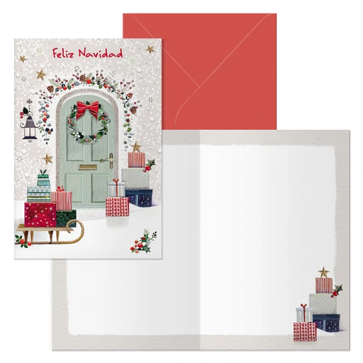 Dohe Welcome Pack de 6 Tarjetas de Felicitacion Navideña con Sobre - Tamaño Cerrada 11.5x17cm, Abierta 23x17cm - Papel Offset - Impresas a todo Color 1