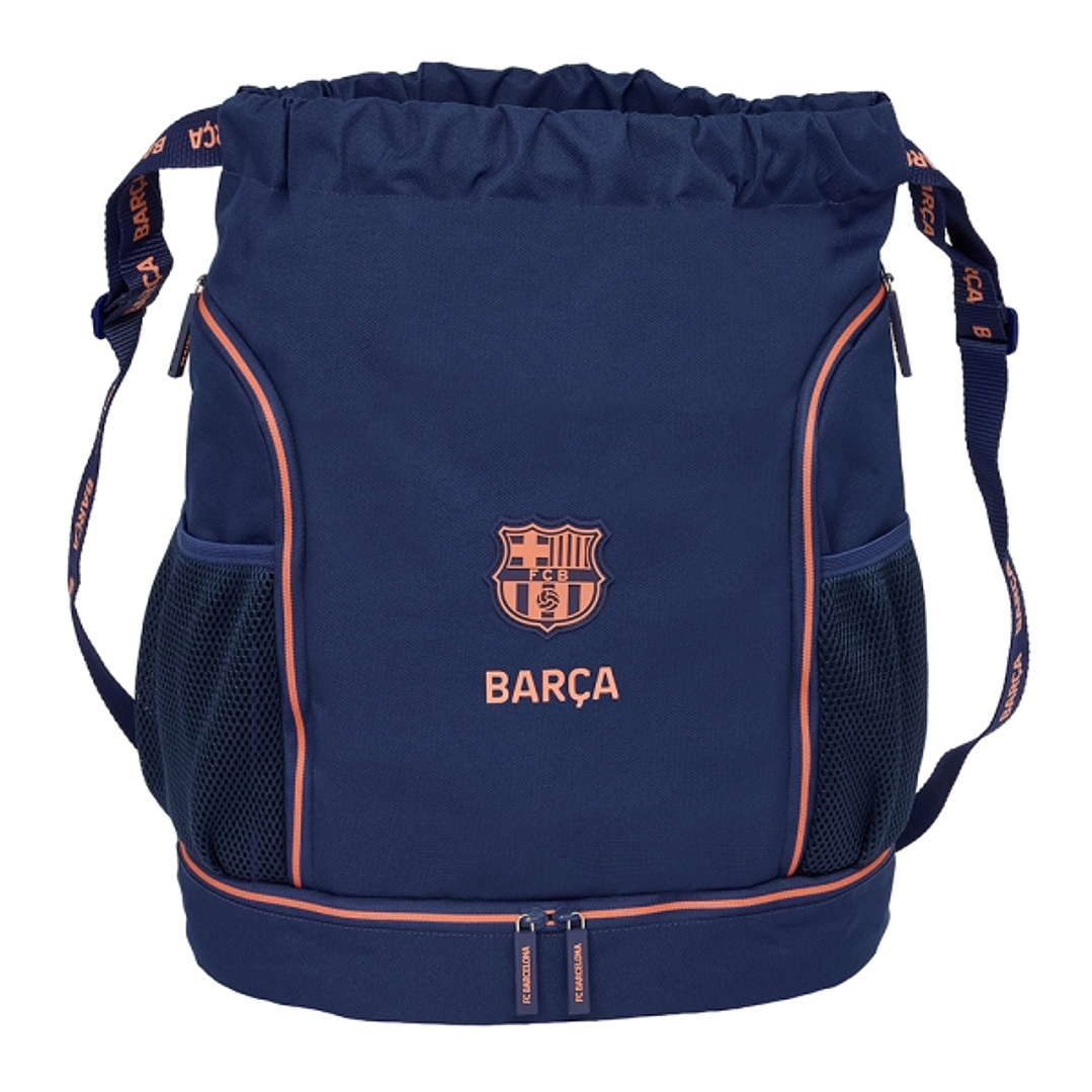 Safta F.C.Barcelona 2ª Equipacion Saco Mochila - Bolsillo Interior con Cremallera - Bolsillos Laterales - Hombreras Ajustables - 21.93L - 340x150x430m 1