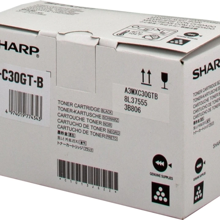 Sharp MXC30 Negro Cartucho de Toner Original - MX-C30GTB 1