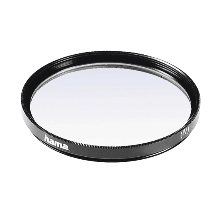 Hama Filtro Ultravioleta de 58mm Recubrimiento Doble - Cristal Optico - Color Negro 1
